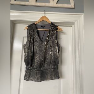 Metallic women’s blouse size L